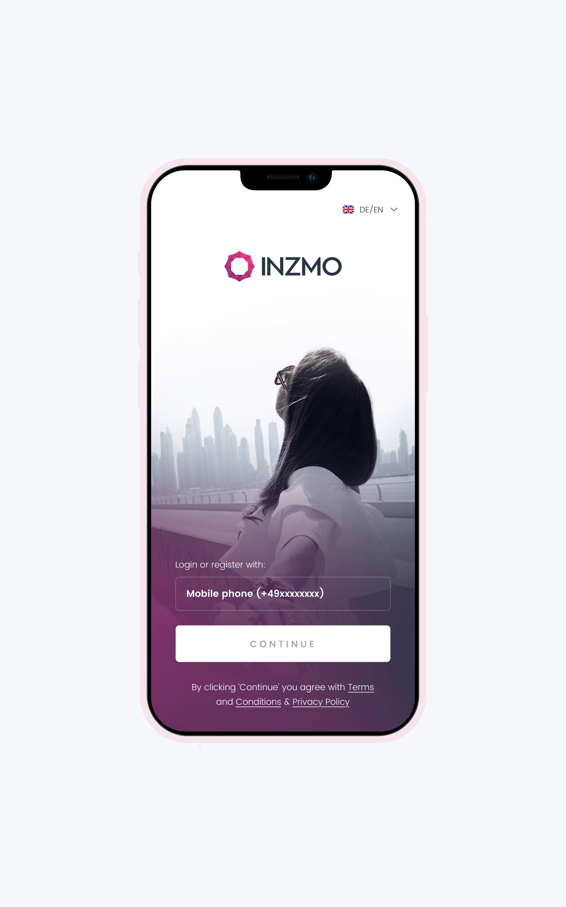 INZMO Mobile UI UX Design