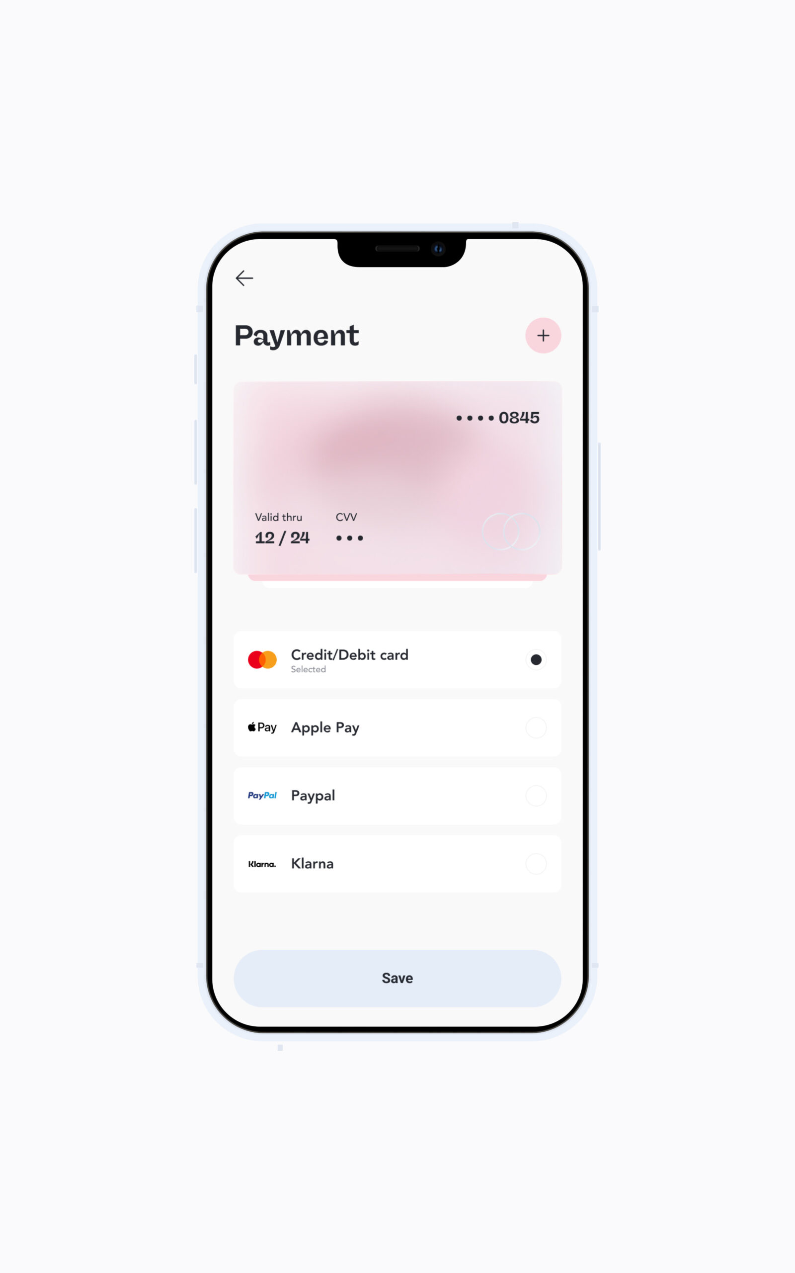 Turunduslabor App UI Design Payment