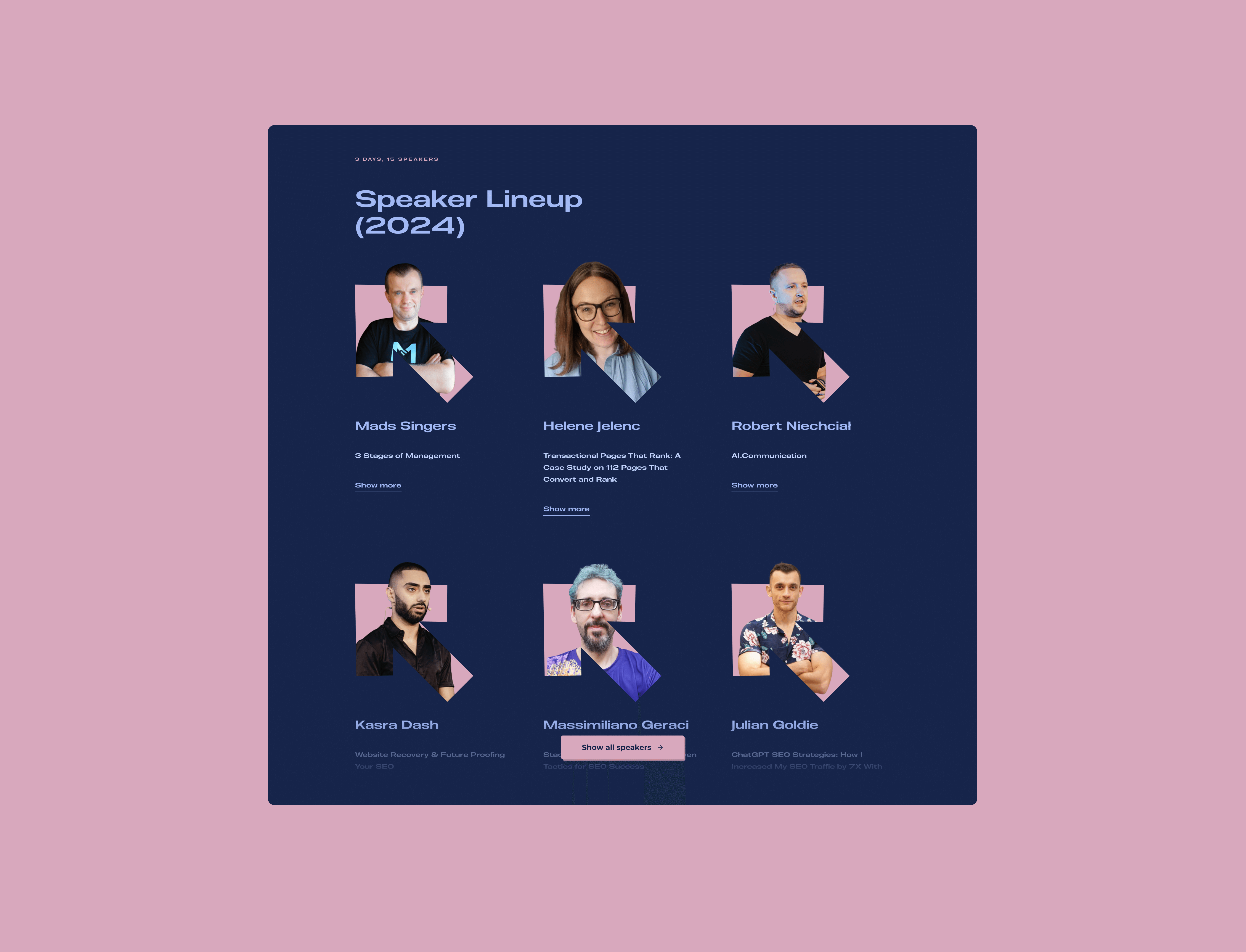 SEO Estonia UX UI Design Speakers