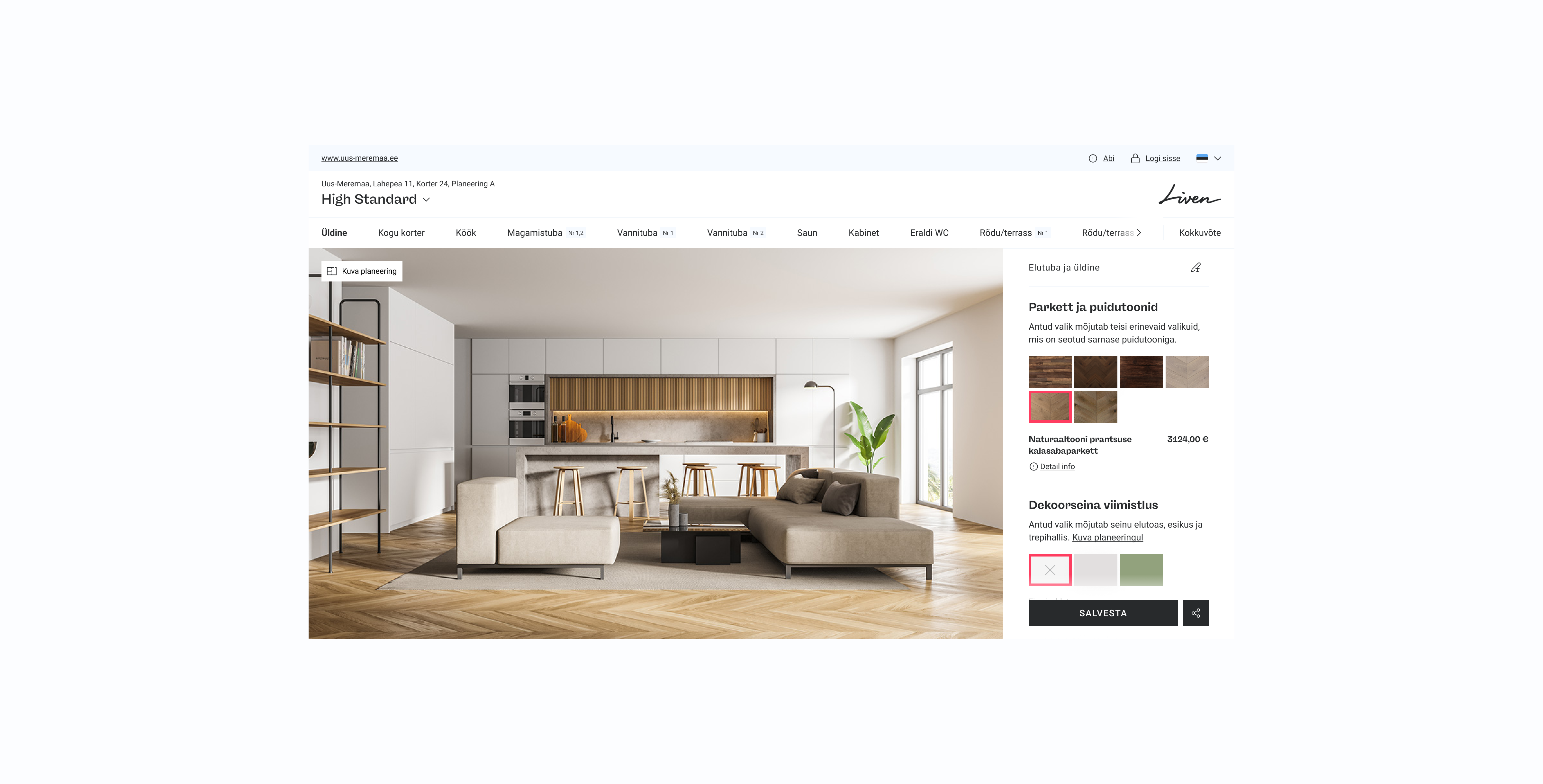 Liven Home Designer UX UI Design